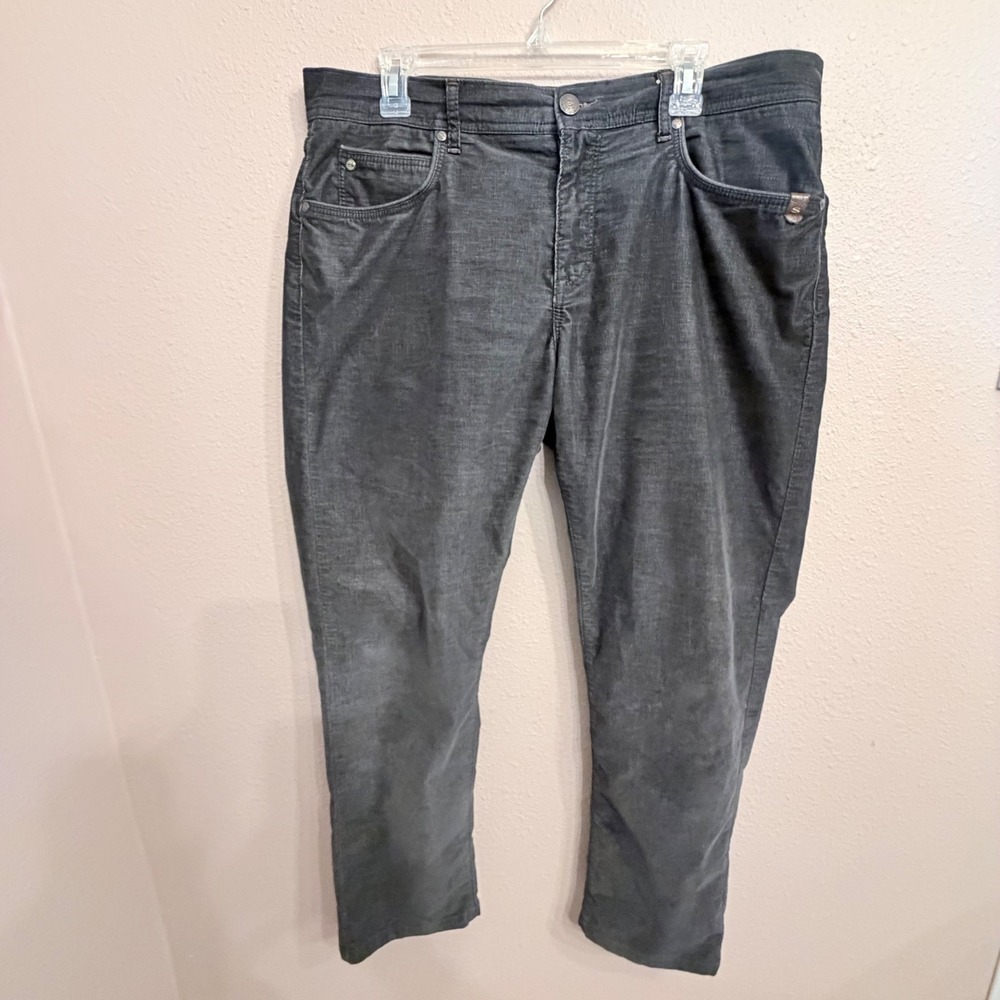 SAND Copenhagen Mens Charcoal Grey Superstretch Corduroy Pants 38/34 Luxury Jean